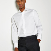 Classic Fit Long Sleeve Cutaway Collar Premium Oxford Shirt