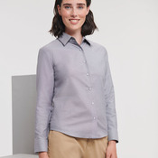 Ladies' Long Sleeve Tailored Oxford Shirt