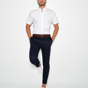 Tailored Fit Short Sleeve Premium Oxford Shirt