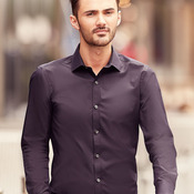 Russell Collection Mens Stretch Shirt