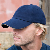 Pro-Style Heavy Brushed Cotton Cap With Sandwich Peak