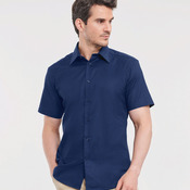 Men's Short Sleeve Tailored Oxford Shirt