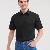 Men's Short Sleeve Classic Polycotton Poplin Shirt