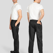 Unisex Elasticated Black Trouser