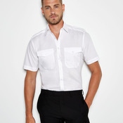 Tailored Fit Short Sleeved Pilot Shirt